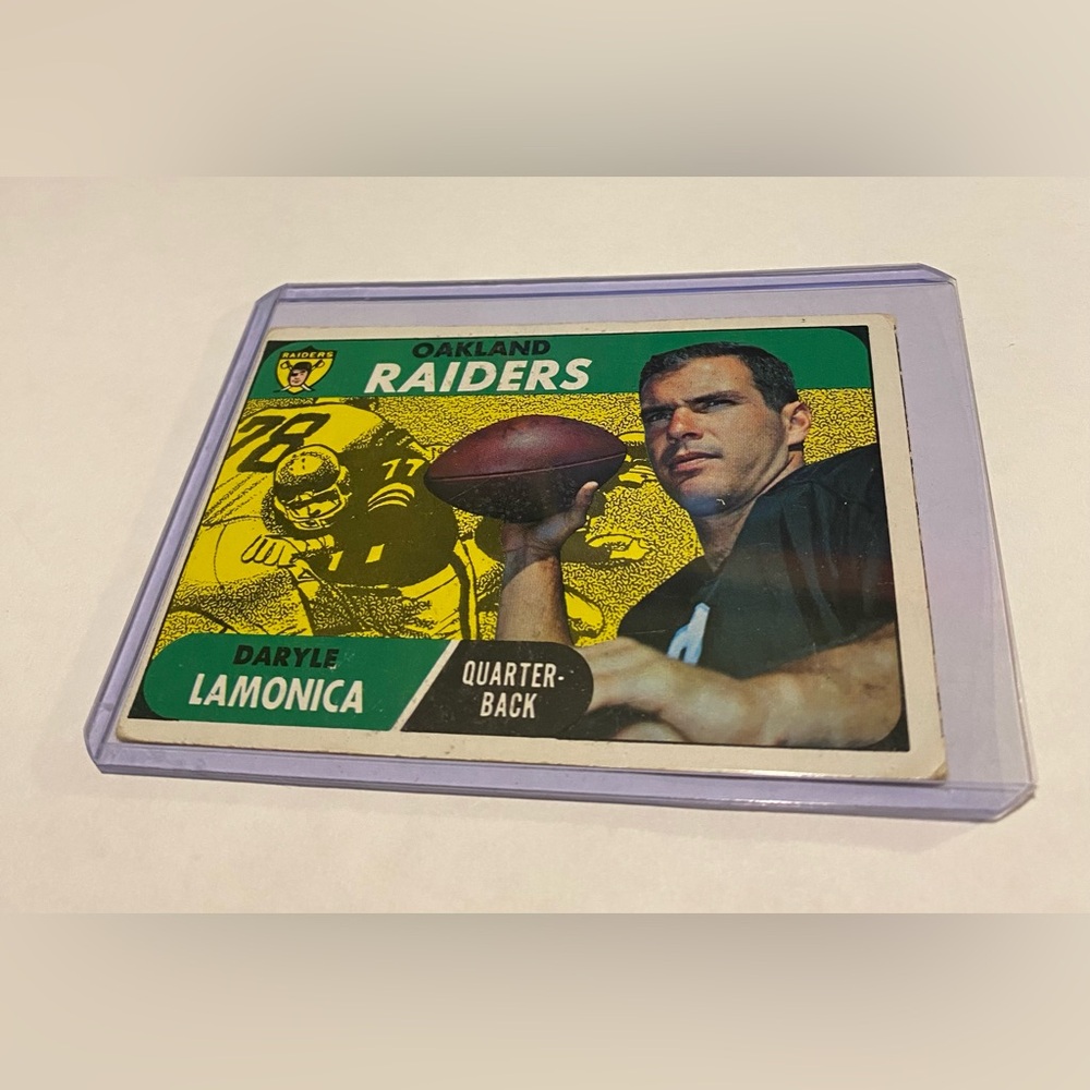 Daryle Lamonica 1968 Topps Football Card Vintage collectible